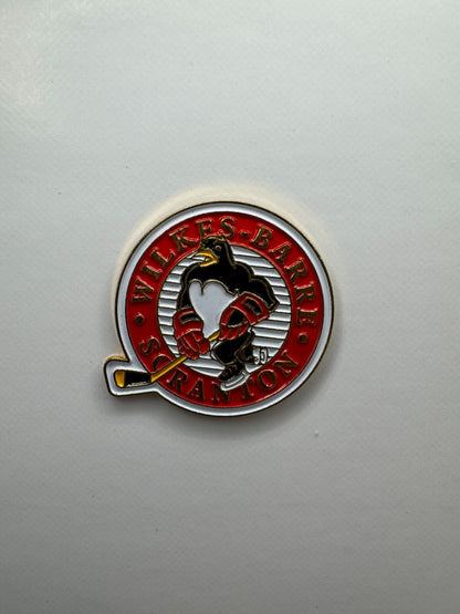Wilkes-Barre/Scranton Penguins&nbsp;AHL Hockey Team Logo Lapel Pin UDT1
