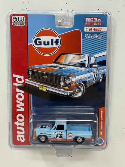 Auto World Gulf 1973 Chevrolet Cheyenne 1:64 Diecast