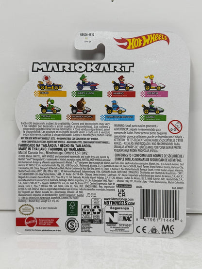 Hot Wheels Mario Kart Mario Standard Kart 1:64 Diecast