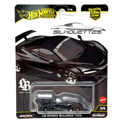 Hot Wheels Premium Silhouettes LB-Works McLaren 720S CHASE 0/5 1:64 Diecast