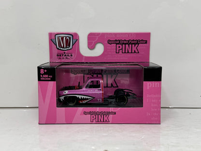 M2 Machines Special Order Pink 1973 Chevrolet Cheyenne Super 10 1:64 Diecast