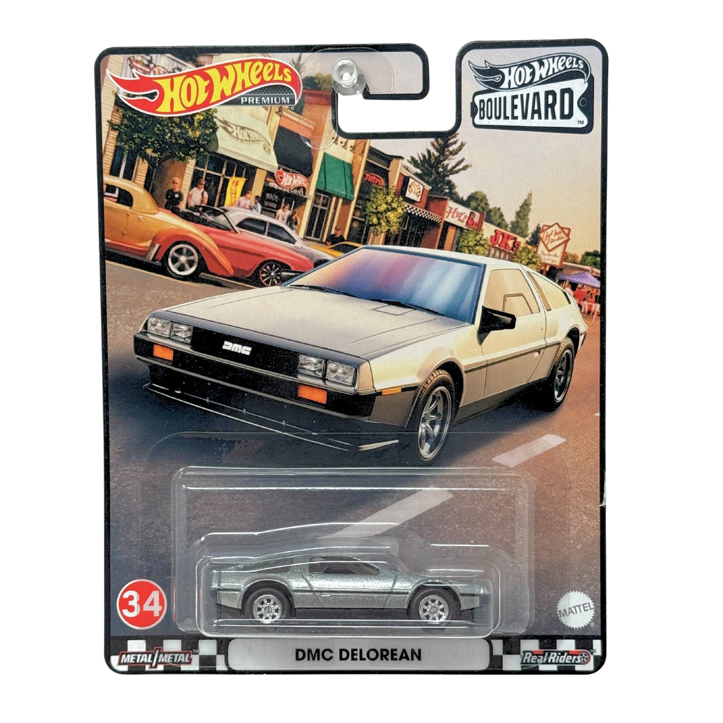 Hot Wheels Premium Boulevard #34 DMC DeLorean 1:64 Diecast