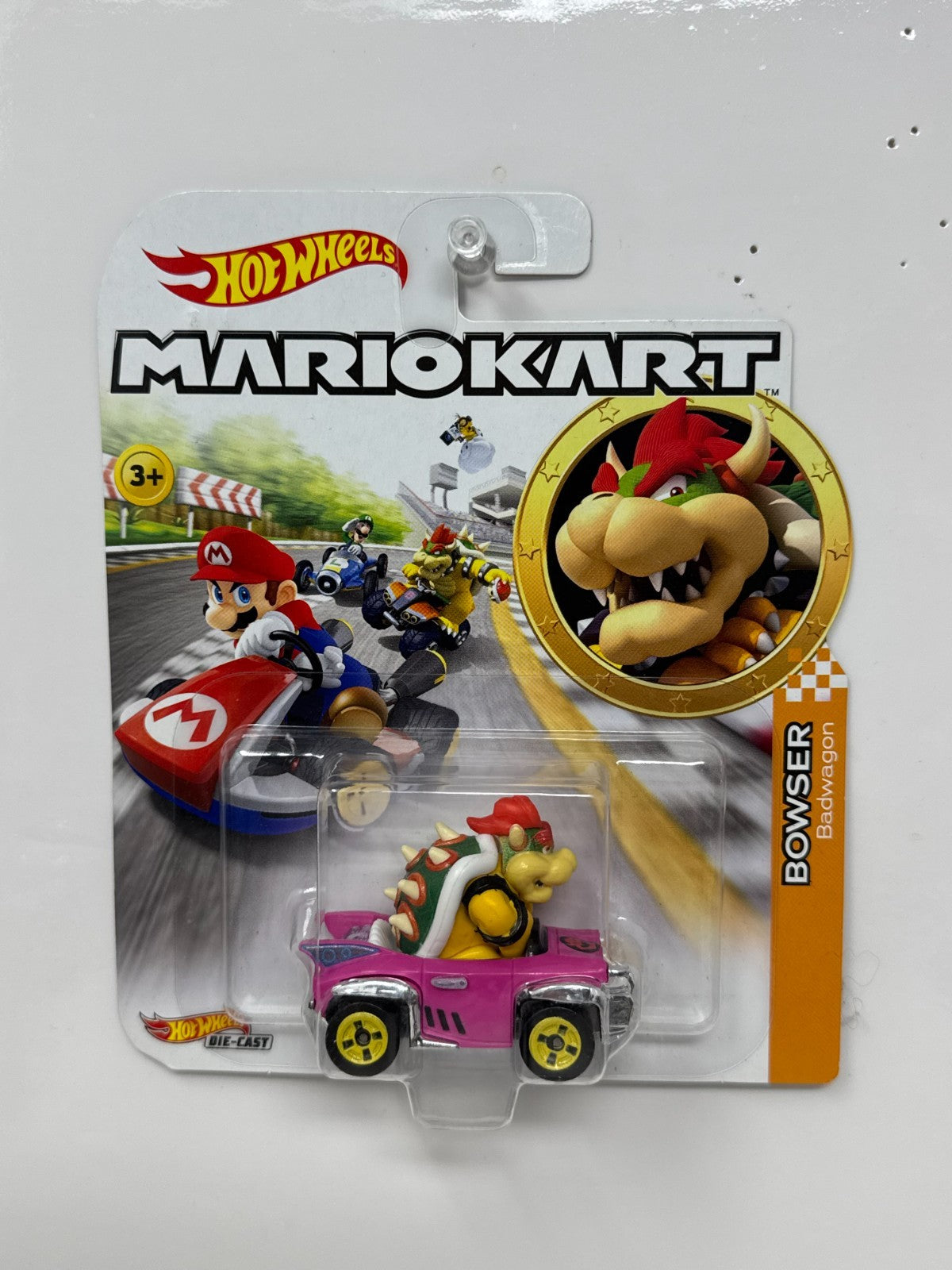 Hot Wheels Mario Kart Bowser Badwagon 1:64 Diecast