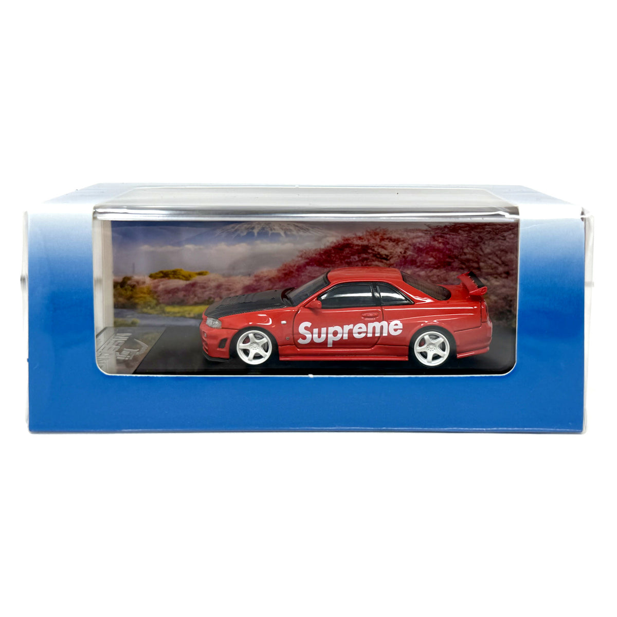 Fuji Supreme Nissan Skyline GT-R R34 Red 1:64 Diecast