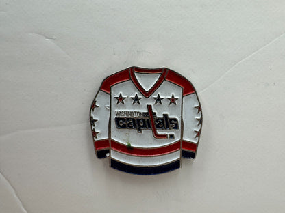 Washington Capitals 90s White Jersey NHL Hockey Lapel Pin