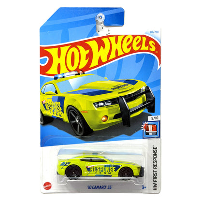 Hot Wheels HW First Response 2010 Chevrolet Camaro SS 1:64 Diecast Lime