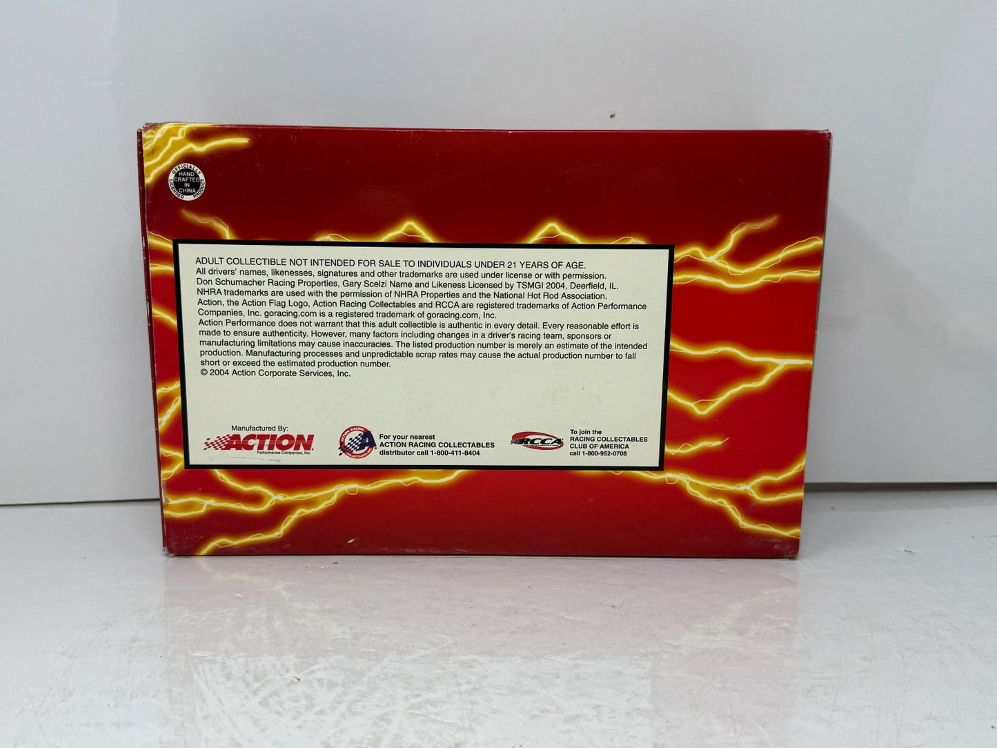 Action Gary Scelzi Oakley NHRA 2004 Stratus Dodge Funny Car Mopar 1:24 Diecast