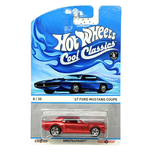 Hot Wheels Cool Classics 1967 Ford Mustang Coupe Spectrafrost 1:64 Diecast