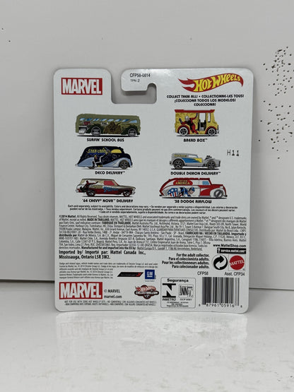 Hot Wheels Marvel Groot Surfin' School Bus 1:64 Diecast Real Riders