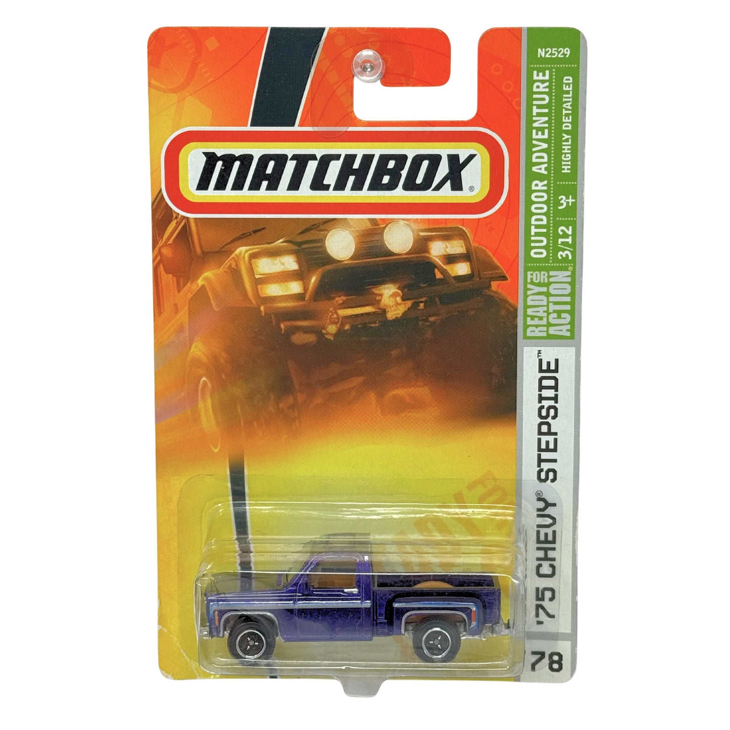 Matchbox Outdoor Adventure 1975 Chevy Stepside 1:64 Diecast