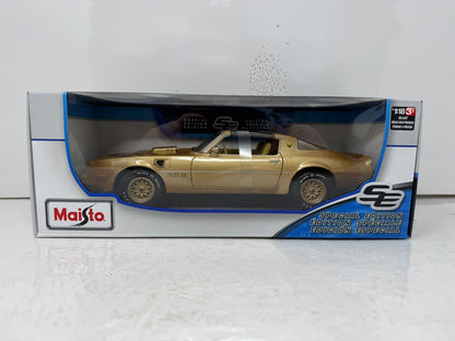 Maisto 1978 Pontiac Firebird Trans Am 1:18 Diecast Model Car Gold