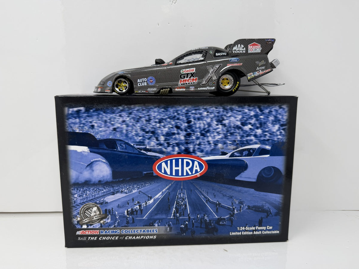 Action NHRA John Force Castrol 2008 Mustang Carbon Fiber 1:24 Diecast