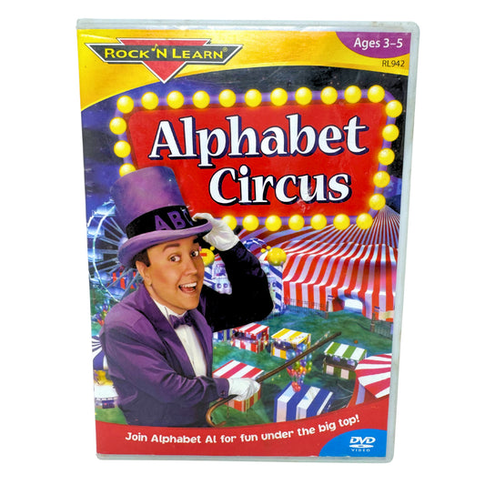Rock n Learn: Alphabet Circus (DVD) Educational Good Condition!!!