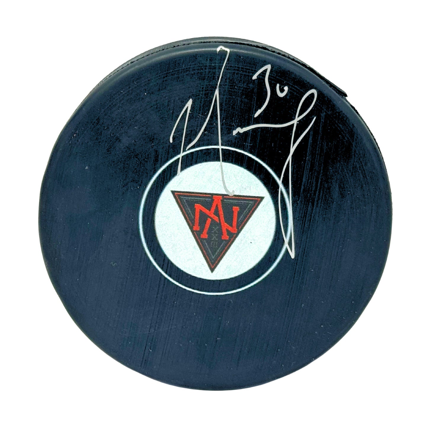 Matt Murray World Cup Team North America Signed NHL Autograph Puck Silver Auto