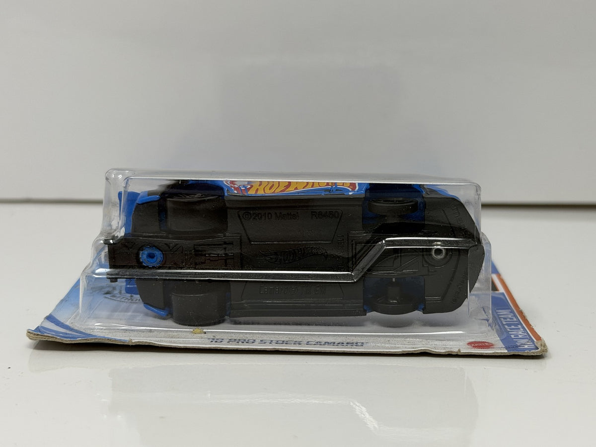 Hot Wheels Race Team 2010 Chevrolet Pro Stock Camaro Laughlin 1:64 Diecast Blue