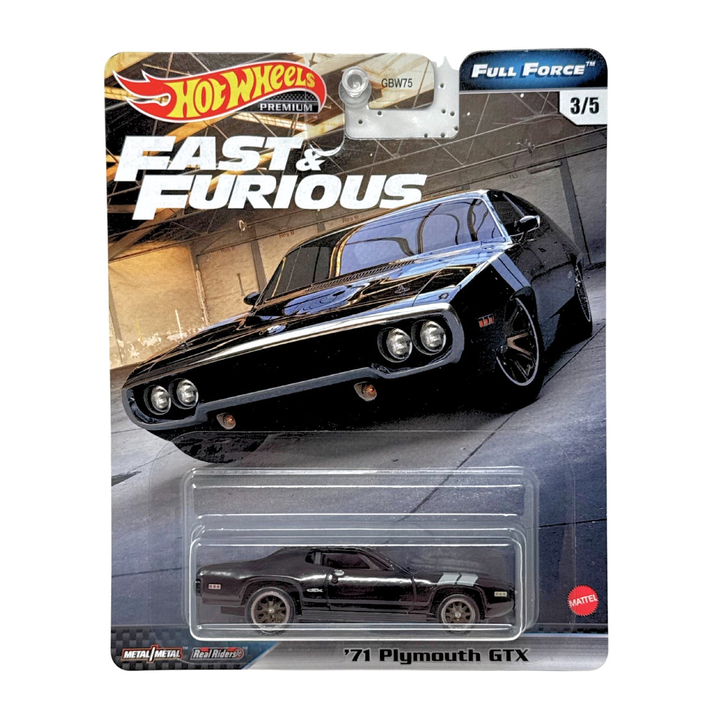 Hot Wheels Premium Fast & Furious 1971 Plymouth GTX 1:64 Diecast
