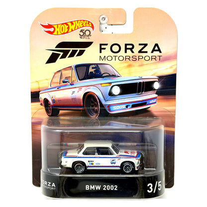 Hot Wheels Retro Entertainment Forza BMW 2002 1:64 Diecast White