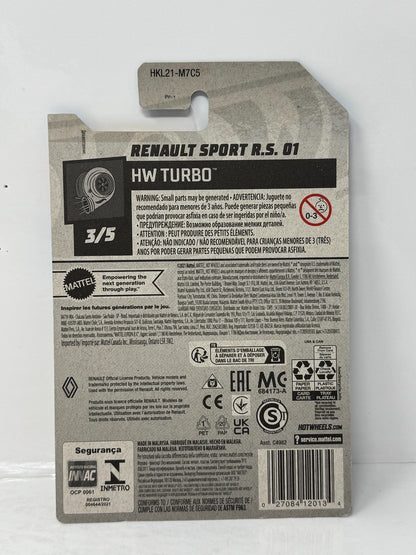 Hot Wheels Super Treasure Hunt Renault Sport R.S. 01 HW Turbo 1:64 Diecast
