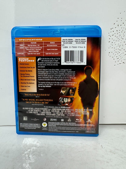 The Sixth Sense (Blu-ray) Bruce Willis Thriller Good Condition!!!