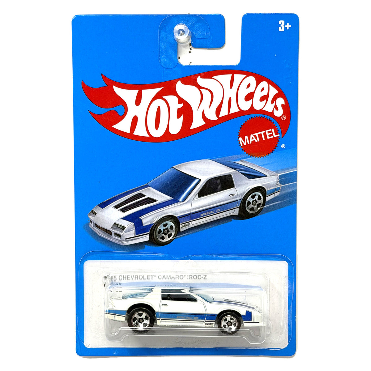 Hot Wheels Target Exclusive 1985 Chevrolet Camaro IROC-Z 1:64 Diecast White