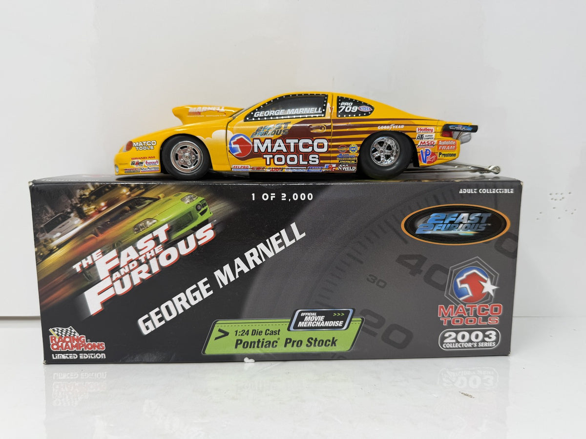 Racing Champions NHRA George Marnell Fast Furious Pontiac Pro Stock 1:24 Diecast