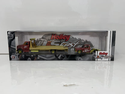 M2 Machines Holley LS Fest GMC Sierra Grande Pickup & Hauler CHASE 1:64 Diecast