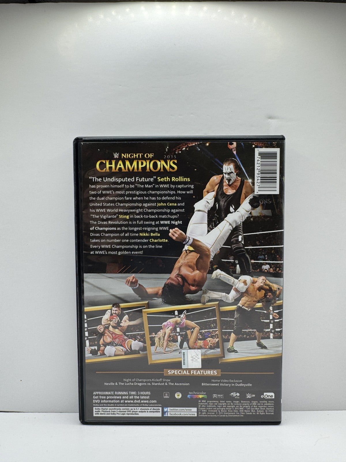 WWE Night of Champions 2015 (DVD) WWE Wrestling