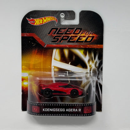 Hot Wheels Retro Entertainment Need For Speed Koenigsegg Agera R 1:64 Diecast