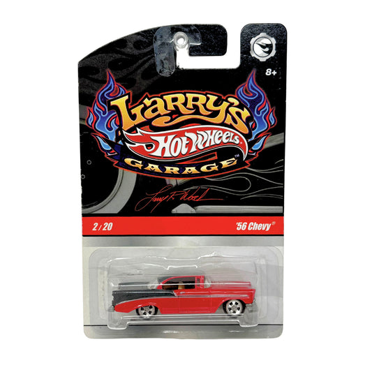 Hot Wheels Larry's Garage 1956 Chevrolet Chevy 1:64 Diecast Real Riders