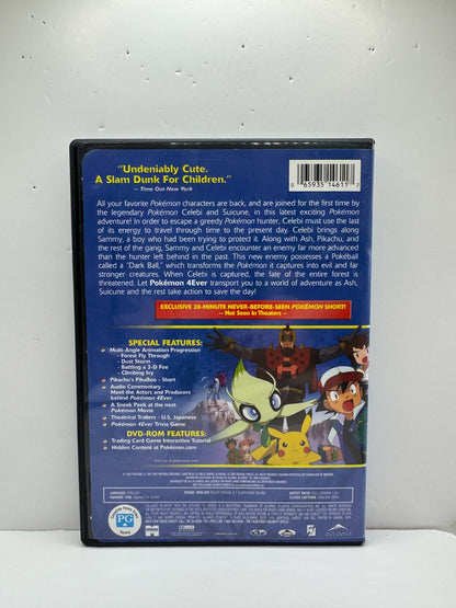 Pokemon 4Ever Celebi Voice of the Forest (DVD) Pokemon Anime
