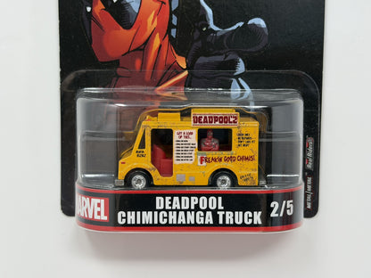 Hot Wheels Retro Entertainment Marvel Deadpool Chimichanga Truck 1:64 Diecast