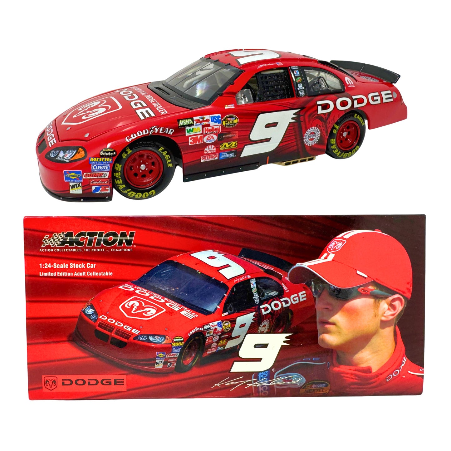 Action NASCAR Kasey Kahne #9 Dodge Dealers Refresh Dodge Intrepid 1:24 Diecast