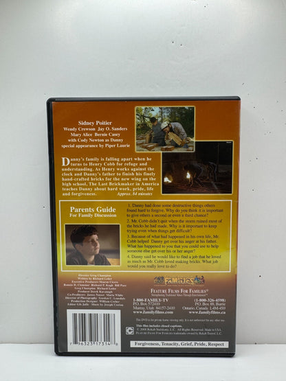 The Last Brickmaker in America (DVD) Sidney Poitier Drama