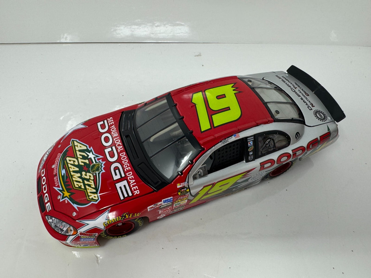 Action NASCAR Jeremy Mayfield #19 NHL All-Star Game Dodge Intrepid 1:24 Diecast