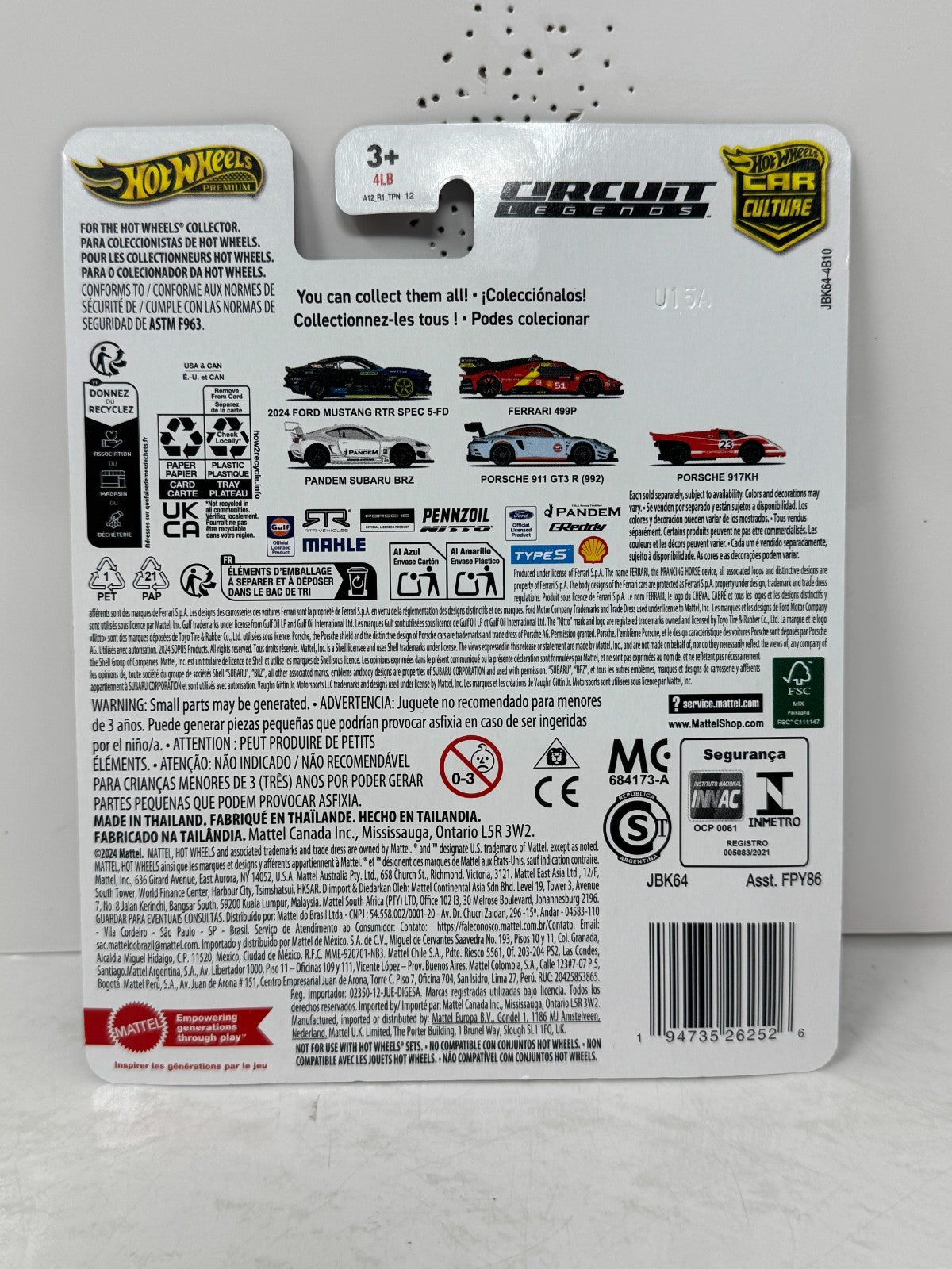 Hot Wheels Premium Circuit Legends Pandem Subaru BRZ 1:64 Diecast