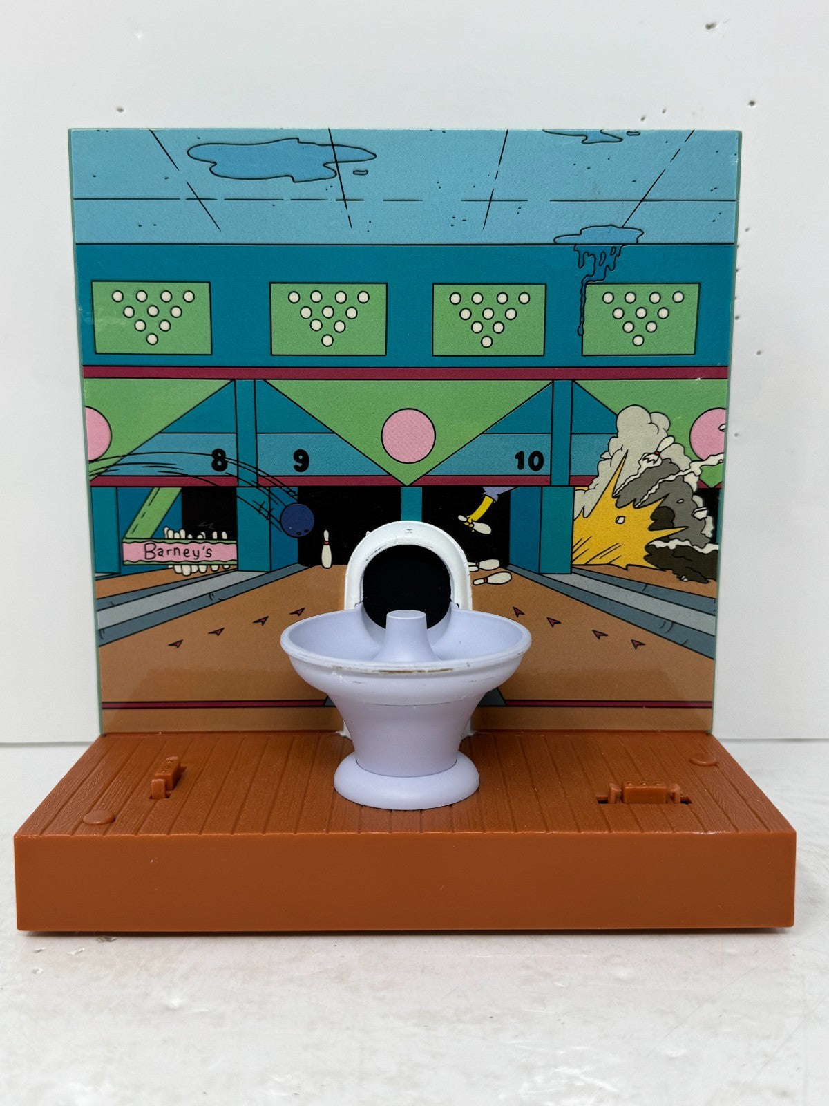 Simpsons World of Springfield Barney's Bowl-A-Rama Playmates Playset Diorama