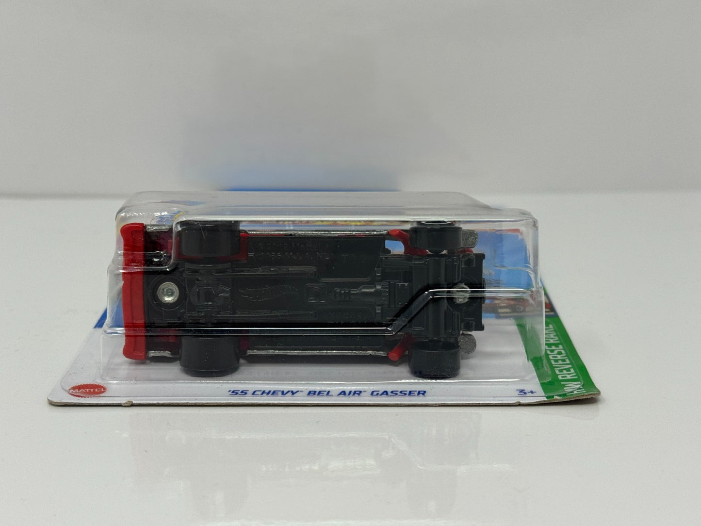 Hot Wheels HW Reverse Rake 1955 Chevy Bel Air Gasser ZAMAC 1:64 Diecast