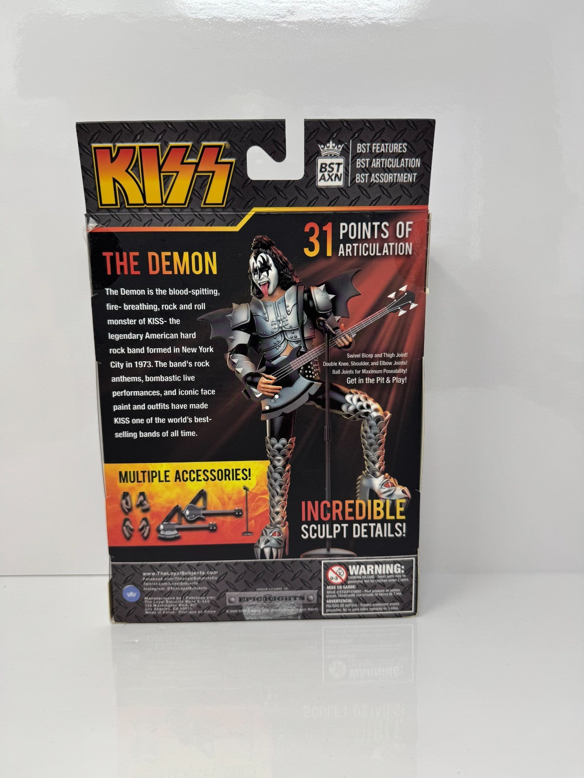 BST AXN KISS The Demon Destroyer Tour Gene Simmons Action Figure