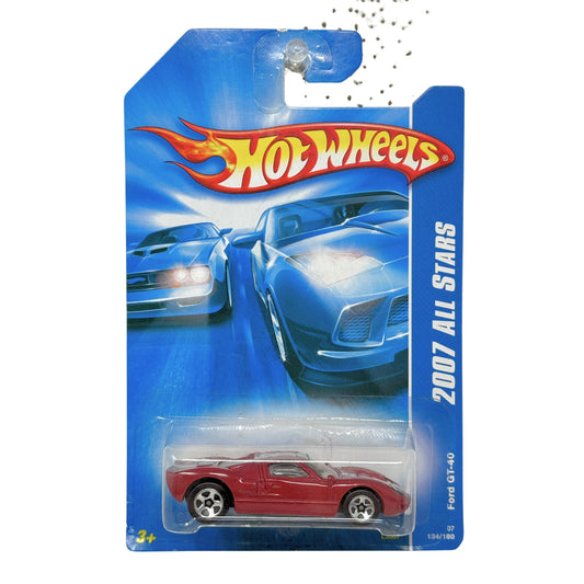 Hot Wheels All Stars Ford GT-40 1:64 Diecast Red