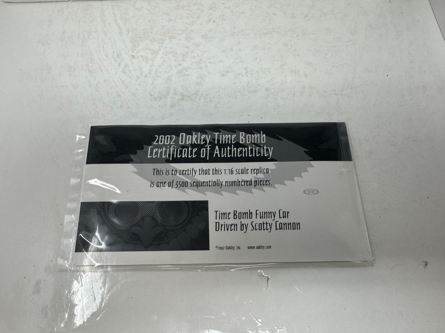 Milestone Scotty Cannon NHRA Oakley Time Bomb Firebird Funny Car 1:16 Scale