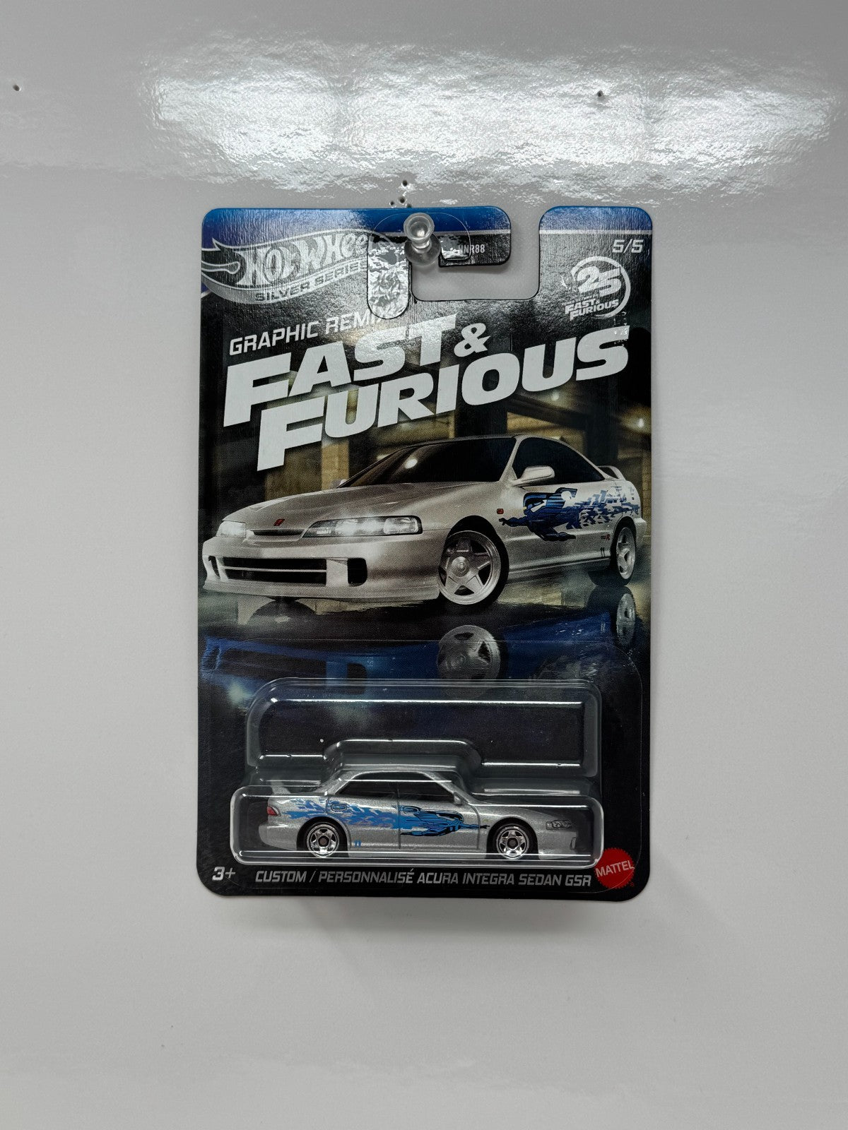 Hot Wheels Silver Series Fast & Furious Acura Integra Sedan GSR 1:64 Diecast