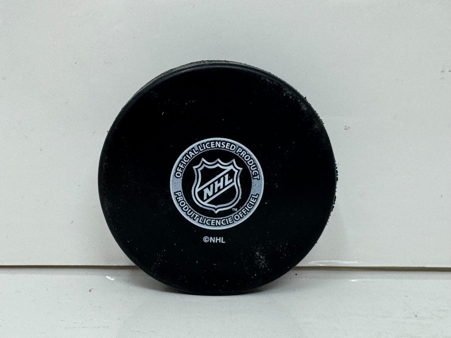 Vesa Toskala Toronto Maple Leafs Signed NHL Autograph Puck Silver Auto