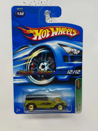 Hot Wheels T-Hunt Double Demon 1:64 Diecast Real Riders