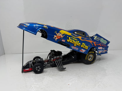 Milestone Bob Gilbertson NHRA Jungle Jim Tribute Blue Funny Car 1:16 Scale
