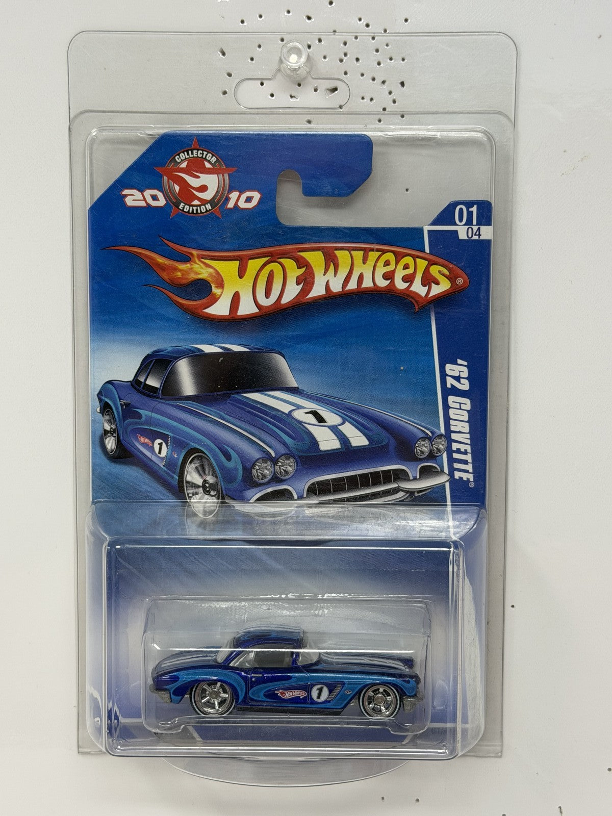 Hot Wheels 2010 Collector Edition 1962 Corvette K-Mart Mail in 1:64 Diecast