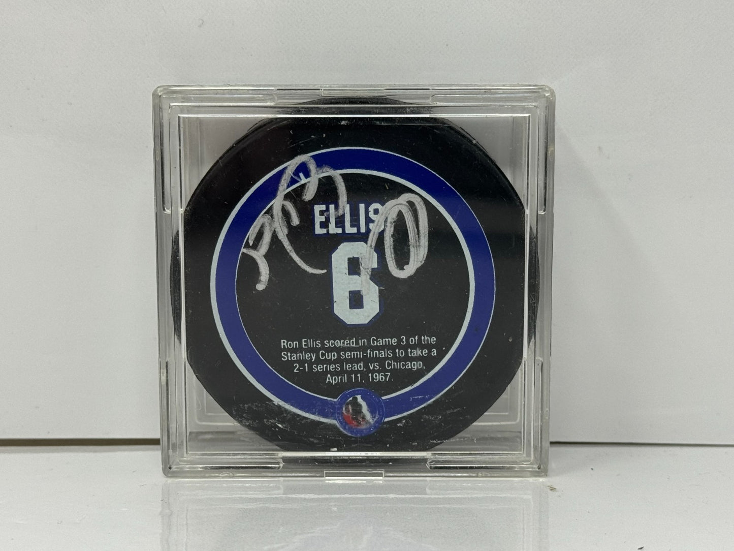 Tim Connolly Toronto Maple Leafs Signed NHL Autograph Puck Silver Auto