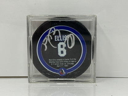 Tim Connolly Toronto Maple Leafs Signed NHL Autograph Puck Silver Auto