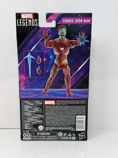 Marvel Legends What If... Zombie Iron Man Action Figure w/ Khonshu BAF Piece