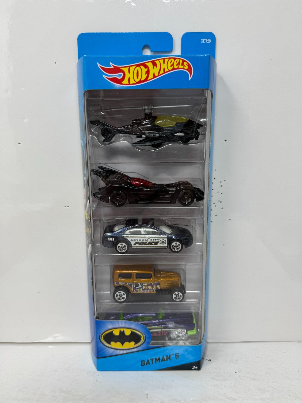 Hot Wheels Batman 5-Pack Gotham City Police Penguin Batmobile 1:64 Diecast Set