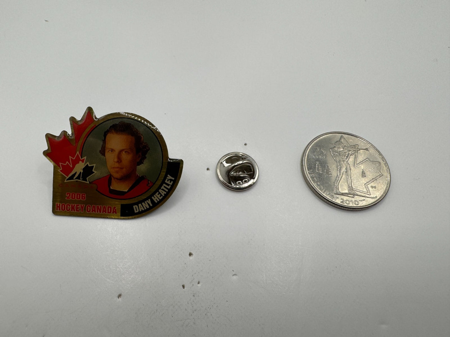 2006 Team Canada Dany Heatley IIHF Hockey Lapel Pin